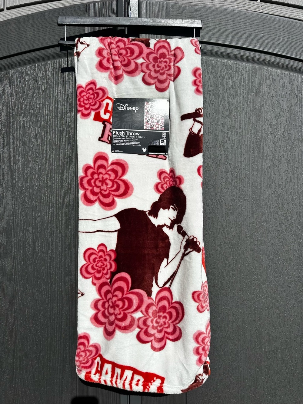 Disney Camp Rock ft. Joe Jonas Plush Throw Blanket NWT